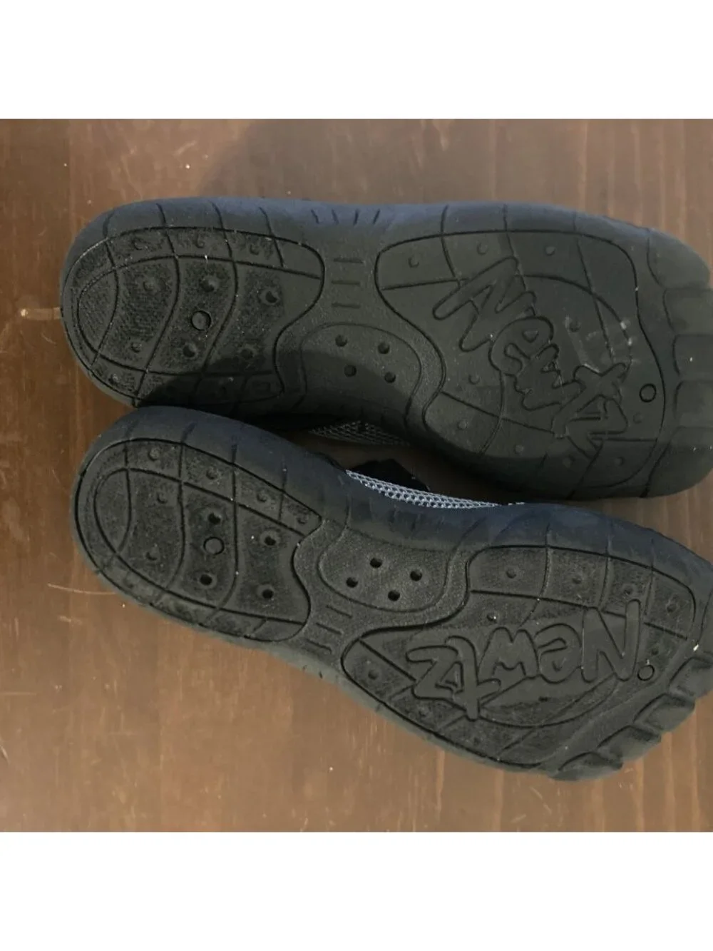 Newtz Kids Shark Aqua Water Shoes Size 13 Gray Green Mesh Strap
